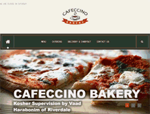 Tablet Screenshot of cafeccinobakery.com